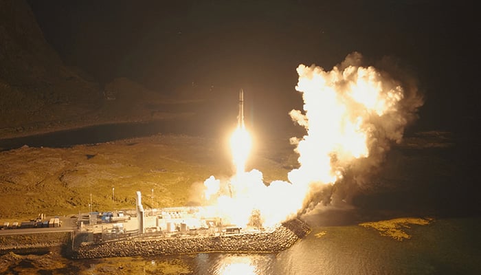 Germanys Isar Aerospace rocket is launched into space from a base in Andoeya, Norway, September 5, 2026. — Reuters