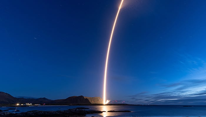 Germanys Isar Aerospace rocket is launched into space from a base in Andoeya, Norway, September 5, 2026. — Reuters