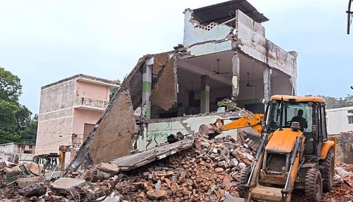 A view of a demolished mosque in Uttar Pradesh, India on September 5, 2026. — XNewIndianXpress