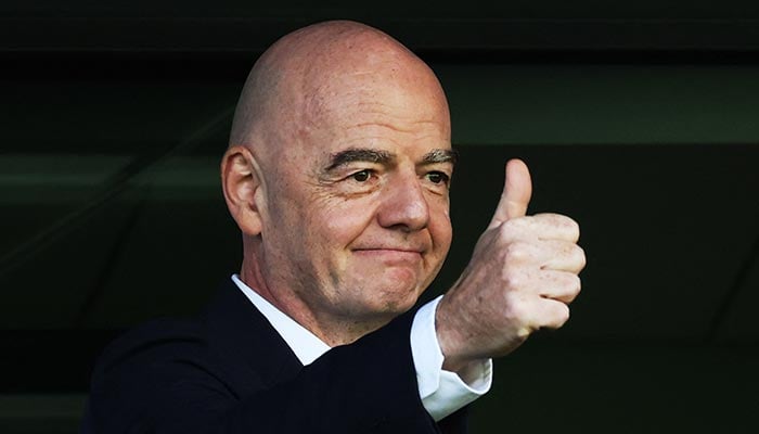 Fifa President Gianni Infantino inside the stadium before Poland v Argentina Group A fixture of Fifa Under-20 Womens World Cup at Arena Katowice, Katowice, Poland, September 5, 2026. — Reuters