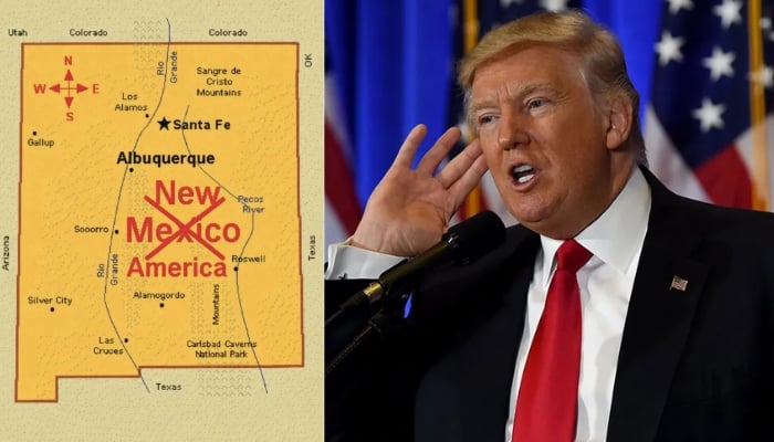 Trump posts map proposing ‘New America’ as new name for New Mexico: Heres what we know