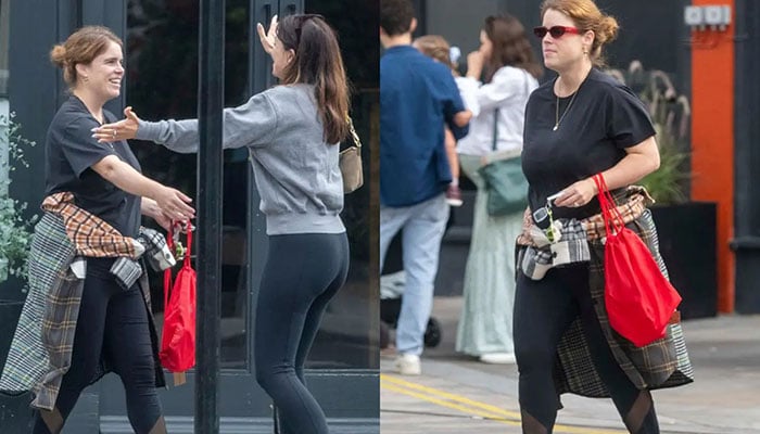 Princess Eugenie breaks cover in london with friends weeks after baby arrival