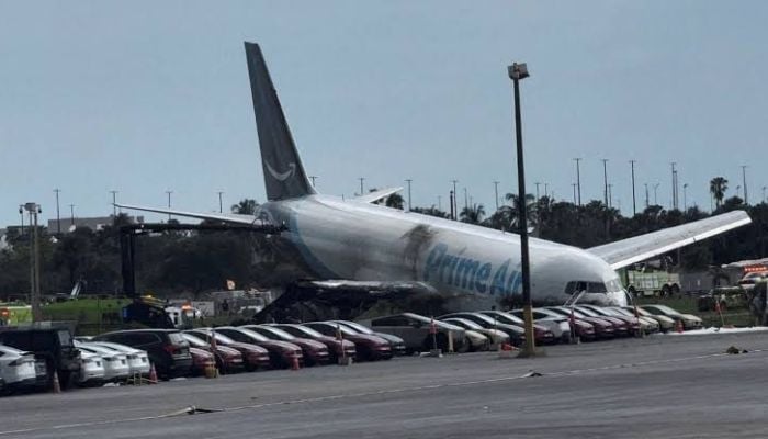 Amazon cargo plane runs off runway, crashes into vehicles killing five: Why did it land so late?