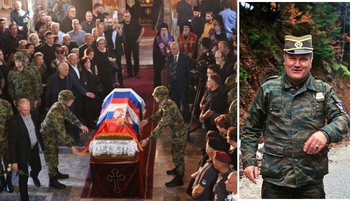 Thousands attend ‘Butcher of Bosnia’ Ratko Mladic’s funeral as EU condemns Serbia