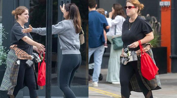 Princess Eugenie breaks cover in london with friends weeks after baby arrival