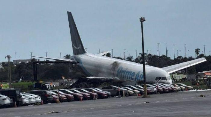Amazon cargo plane runs off runway, crashes into vehicles killing five: Why did it land so late?