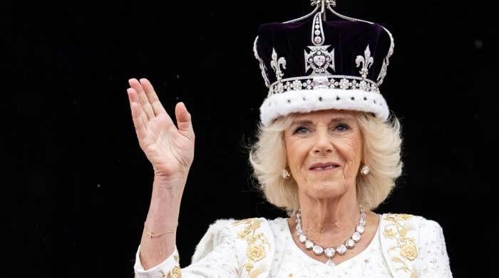 Queen Camilla reads out historic letter as Harry makes surprise visit