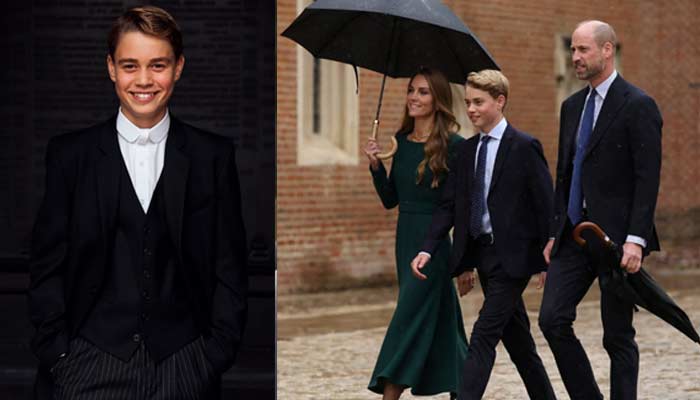 Princess Kate, Prince William escort George to school on first day: Watch