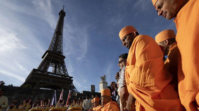 Eiffel tower staff strike over exclusion of women during Hindu group visit