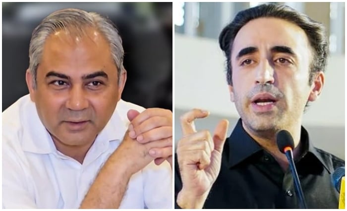 This collage shows Pakistan Peoples Party chairman Bilawal Bhutto Zardari (right) and Interior Minister Mohsin Naqvi. — NNI/Facebook/@realmohsinnaqvi