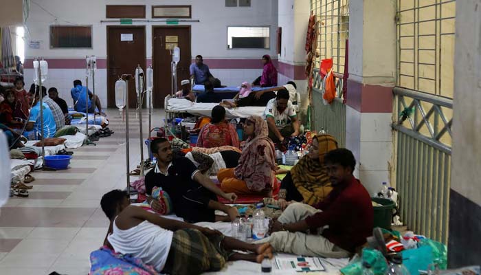 Patients infected with dengue receive treatment at a hospital in Dhaka, Bangladesh, September 7, 2026. — Reuters