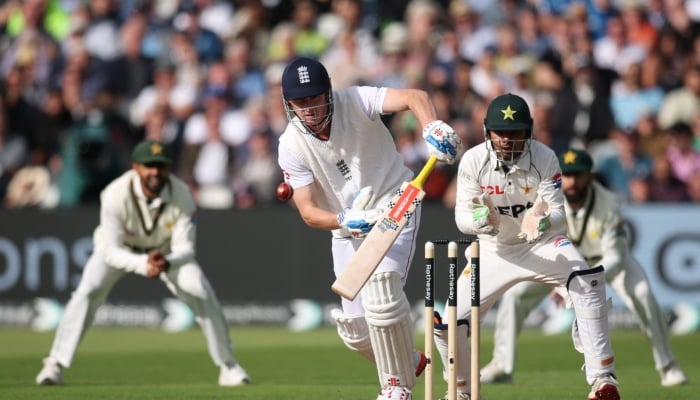 Englands Harry Brook in action during third Test against Pakistan at Edgbaston Cricket Ground, Birmingham, Britain on September 9, 2026. — Reuters