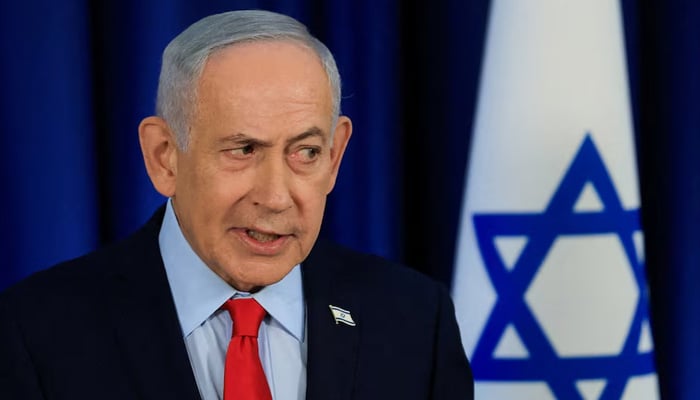 Israeli Prime Minister Benjamin Netanyahu speaks during a press conference in occupied Jerusalem, March 19, 2026. — Reuters