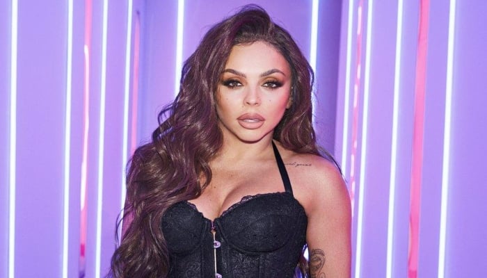 As for Jesys new look she donned a Jessica Rabbit-style black dress with a plunging neckline