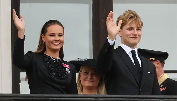 Princess Ingrid Alexandra honours King Harald with treasured pendant from Queen