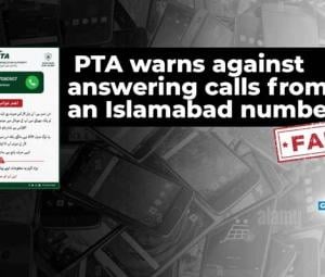 Fact-check: Fake PTA notice warns against answering calls from specific number