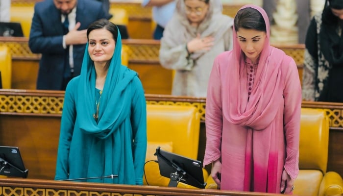 Punjab Chief Minister Maryam Nawaz and Senior Minister Marriyum Aurangzeb pictured in this image. — Instagram/maryamnawazofficial