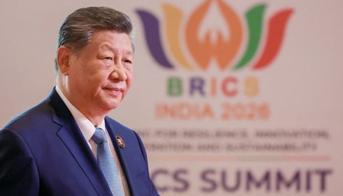 Photo: geo.tv Xi Jinping Unveils Greater BRICS Initiatives on AI and Trade at New Delhi Summit