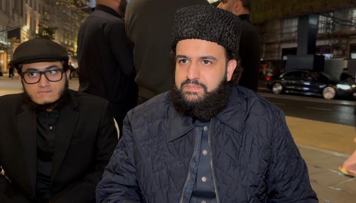Religious scholar Pir Muhammad Hassan Haseeb-ur-Rehman speaks during an interview. — Reporter