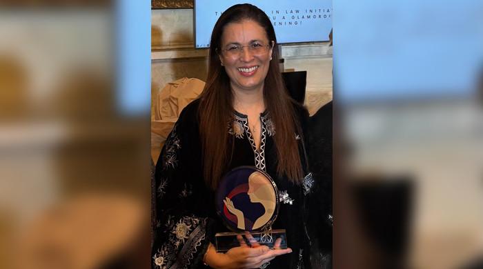 SC judge Ayesha Malik receives lifetime award at Justitia Awards in Vienna
