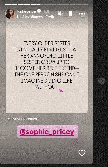 Katie Prices official Instagram account