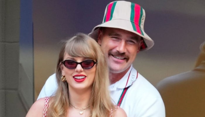 Taylor Swift gets wild over Travis Kelces new achievement