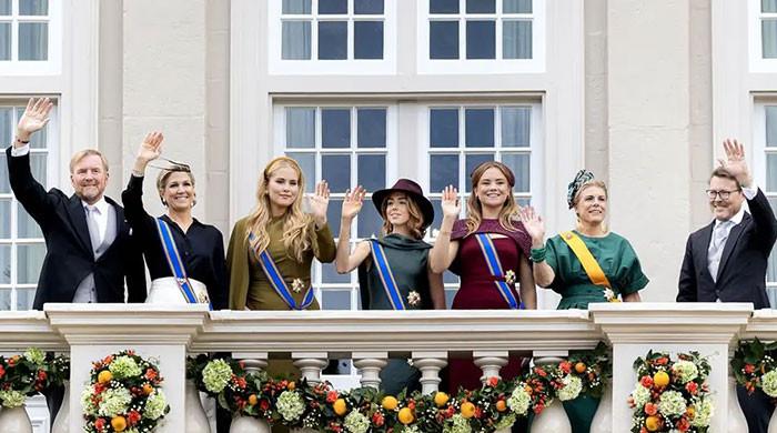 Princess Ariane gives Queen Máxima's old favourite glamorous new outing