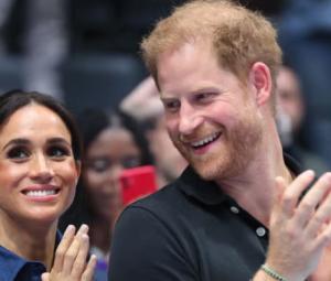 Prince Harry, Meghan laugh off royal drama in new appearance: Watch