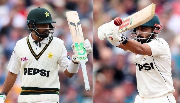 From (left to right) Test captain Babar Azam and batter Saud Shakeel. — Reuters