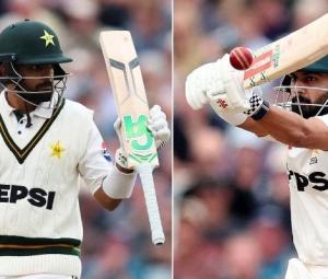 Babar Azam, Saud Shakeel climb two places in ICC Test rankings