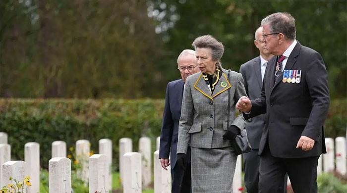 Princess Anne opens new chapter for German Military Cemetery in Staffordshire