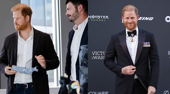 Prince Harry faces question over Earl Spencer's Diana book during solo appearance