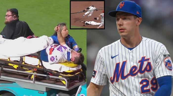 Mets' Jared Young carted off after brutal collision with teammate McLean: here's what happened?