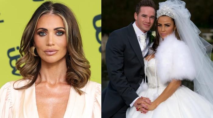 Amy Childs recreates Katie Price's iconic wedding theme ahead of Spain nuptials