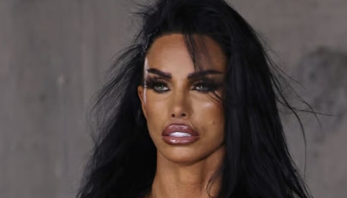 Katie Price made a thunderous entrance at London Fashion Week after a long hiatus