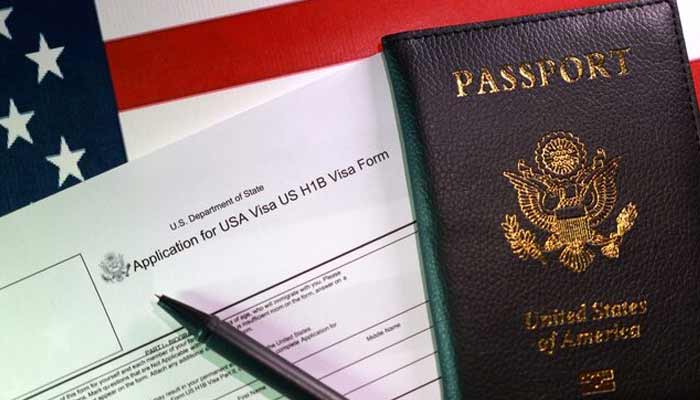 A US flag, a passport and a US H-1B Visa application form are seen in this illustration taken, September 22, 2025. — Reuters/File