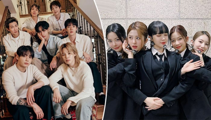 BTS, LE SSERAFIM send fans into a frenzy with sweet backstage photo