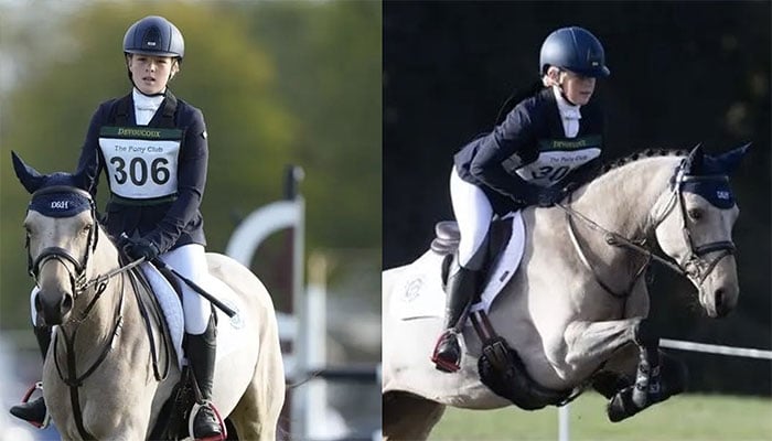 Zara Tindall becomes proud spectator as Mia takes on Blenheim showjumping course