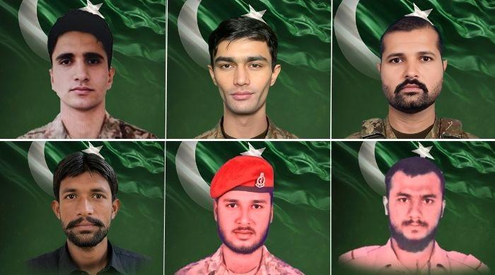 Two officers among six soldiers martyred in exchange of fire in Hangu