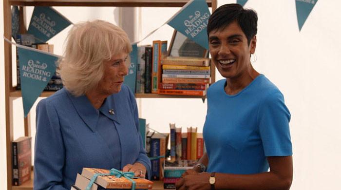 Queen Camilla shares warm moment with BBC star Reeta Chakrabarti
