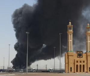 Ballistic missile intercepted over Riyadh as fire breaks out near King Khalid airport
