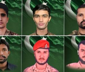 Two officers among six soldiers martyred in exchange of fire in Hangu