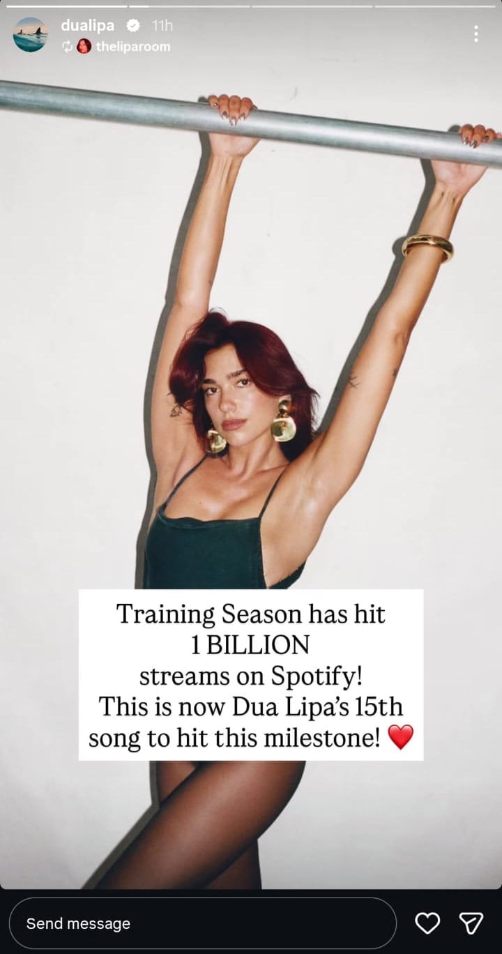 Dua Lipa has a new reason to celebrate: ‘Manifesting’
