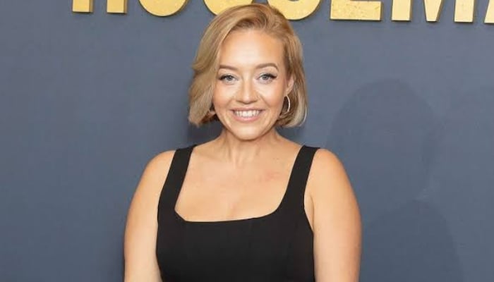 The actress shared the delightful news on Instagram yesterday alongside a picture of the newborns arm