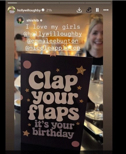 Holly Willoughbys official Instagram account