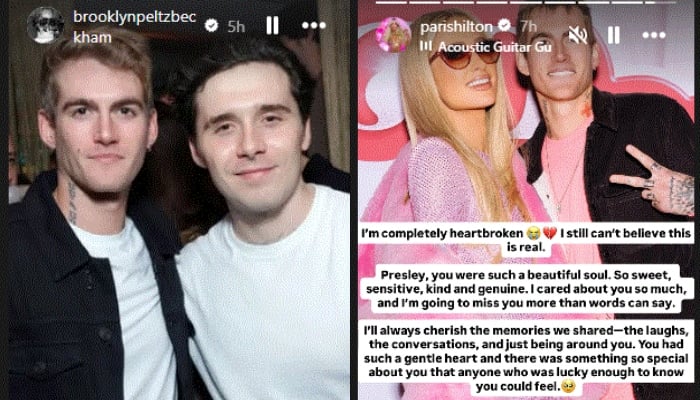 Brooklyn Beckham heartbroken over Presley Gerbers sudden death