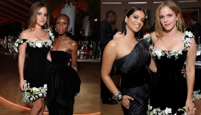 Emma Watson joins Cynthia Erivo for star studded Hollywood night