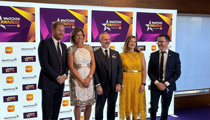 Prince Harry meets inspirational WellChild winners ahead of emotional awards night