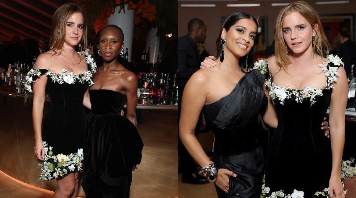 Emma Watson joins Cynthia Erivo for star studded Hollywood night