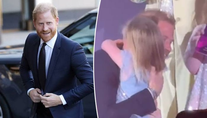 Prince Harry gets emotional after little girl makes heartfelt gesture